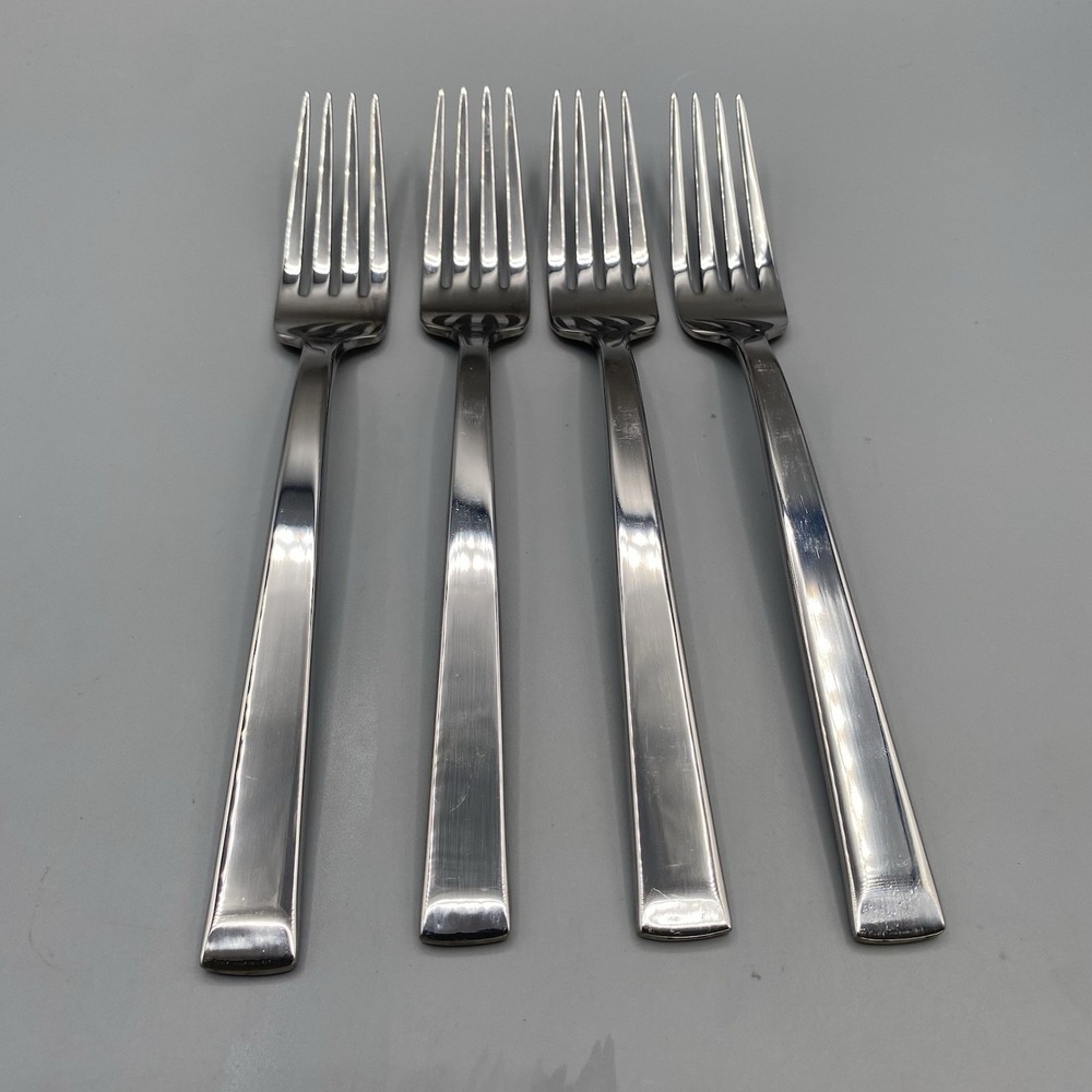 Mikasa PINCH Dinner Forks Glossy Forged‎ Stainless Flatware 8.25"